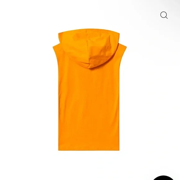 Kids Casual Orange Sleeveless Hoodie dress size 2 to 3 yr  Gardner and the Gang - Picture 3 of 6